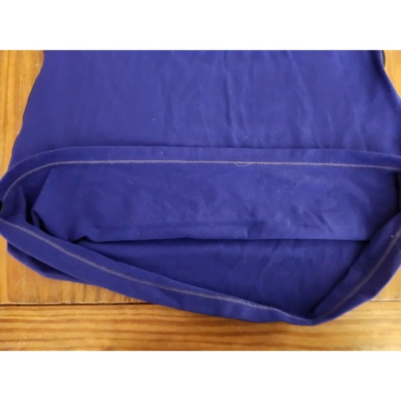 Lululemon Tank Top Racerback Royal Purple Contrast Stitch Medium 8 Athleisure - Picture 4 of 6